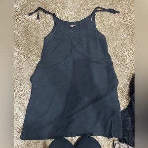 Lilla P Sz large tie shoulder/pocket dress